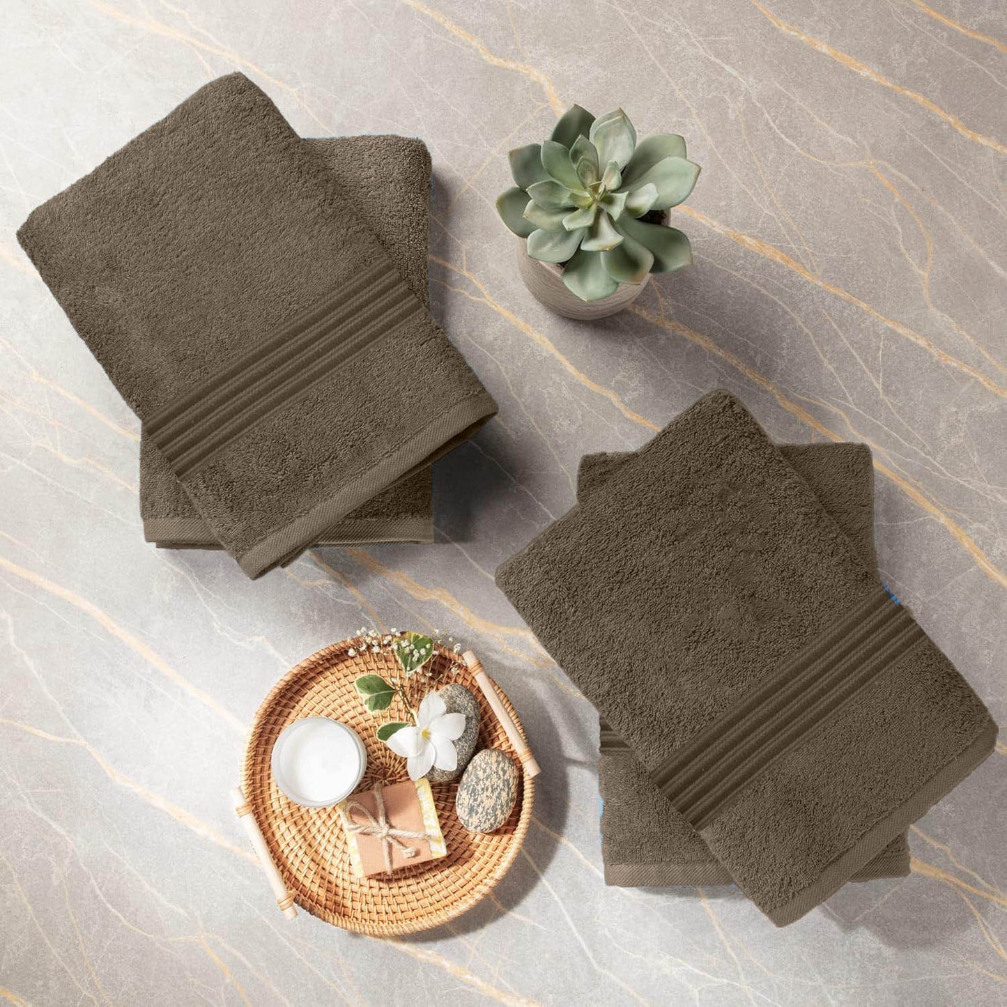 8 Piece Large Bath Towels, 27\