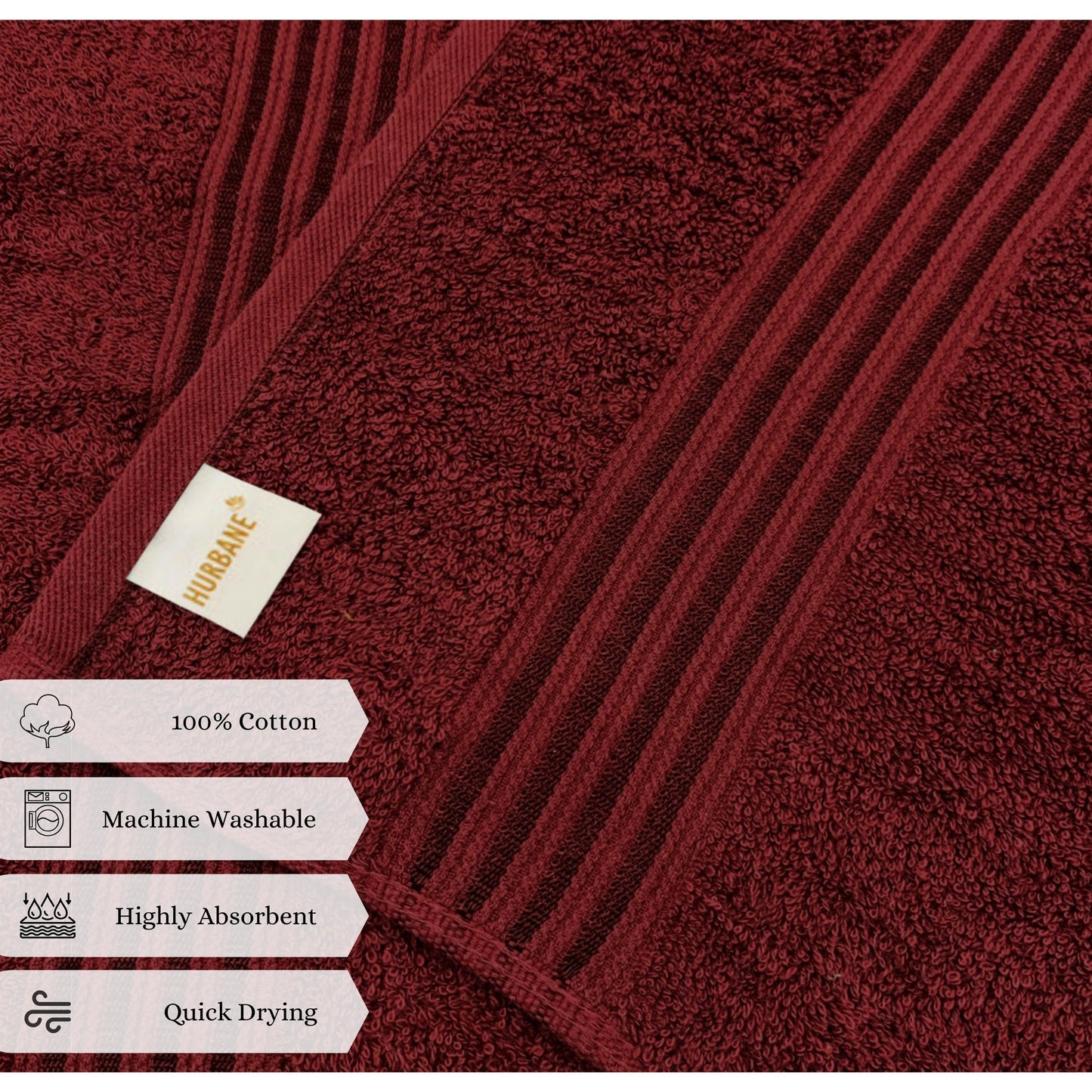 8 Piece Large Bath Towels, 27\