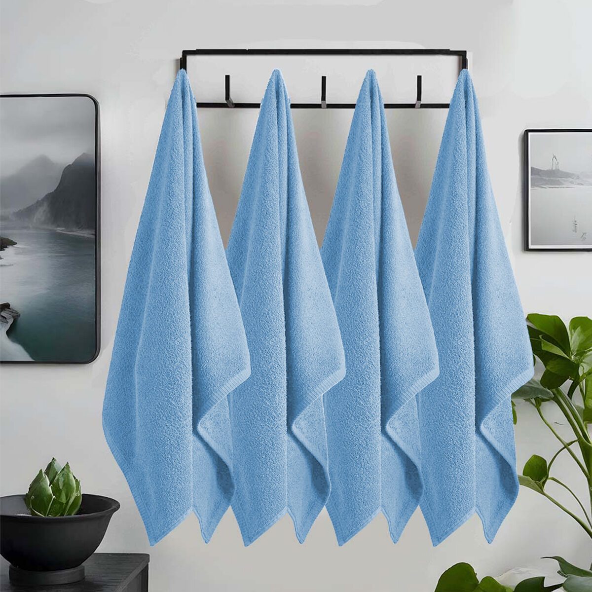 8 Piece Large Bath Towels, 27\