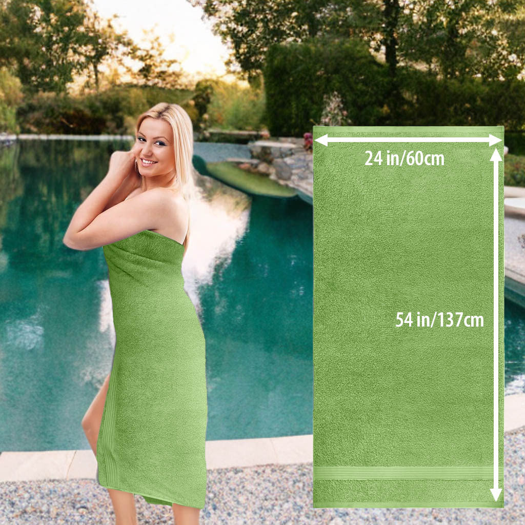 8 Piece Large Bath Towels, 27\