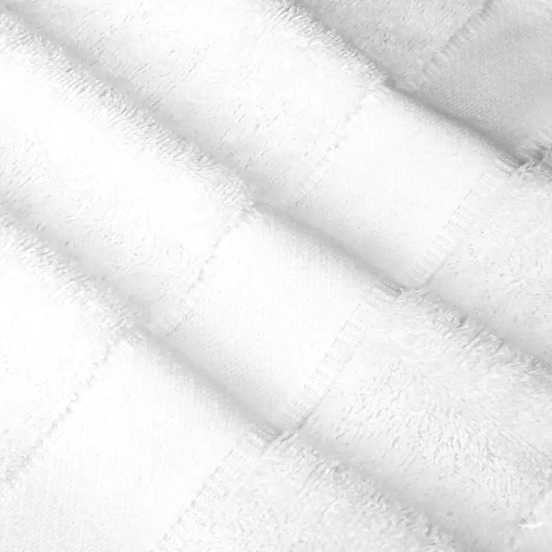 JML Extra Wide 24-Piece White Cotton Bath Towel Set - 600 GSM Extra Large & Highly Absorbent - Includes 6 Luxury Bath Towels (31.5”x54”), 6 Hand Towel