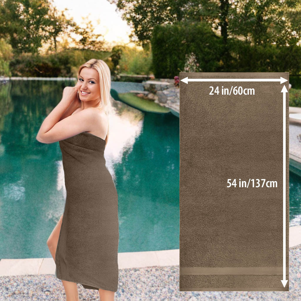 8 Piece Large Bath Towels, 27\