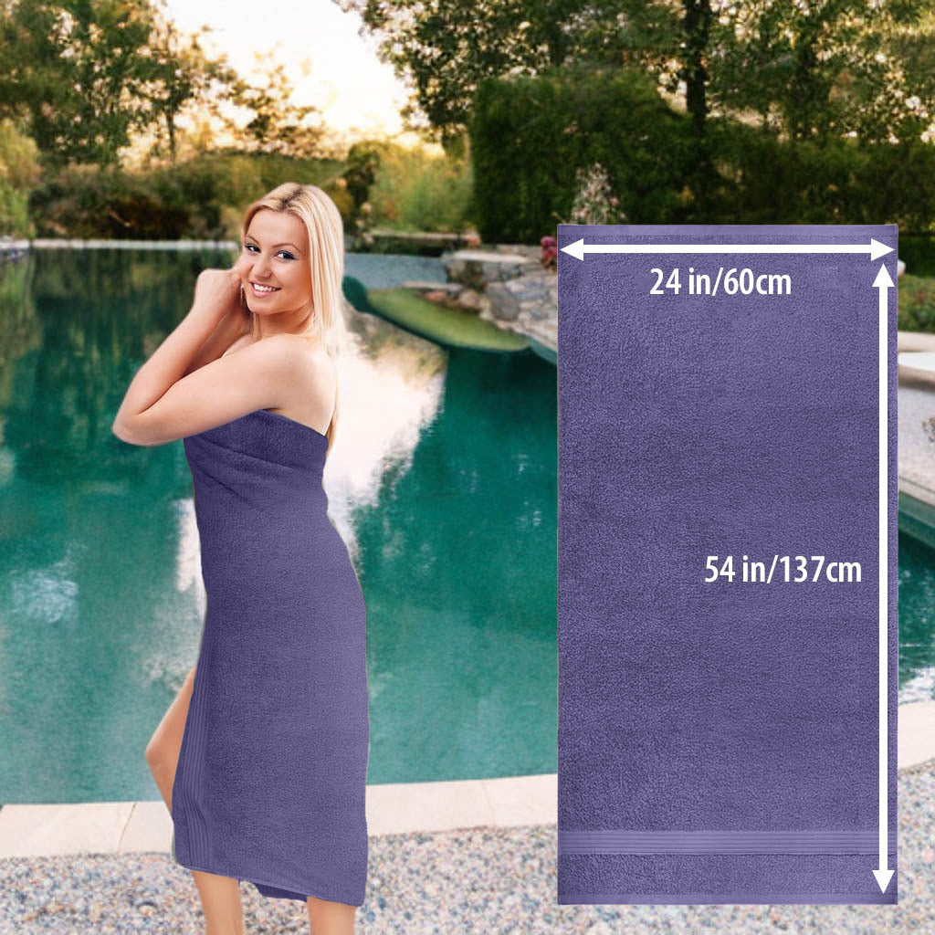 8 Piece Large Bath Towels, 27\