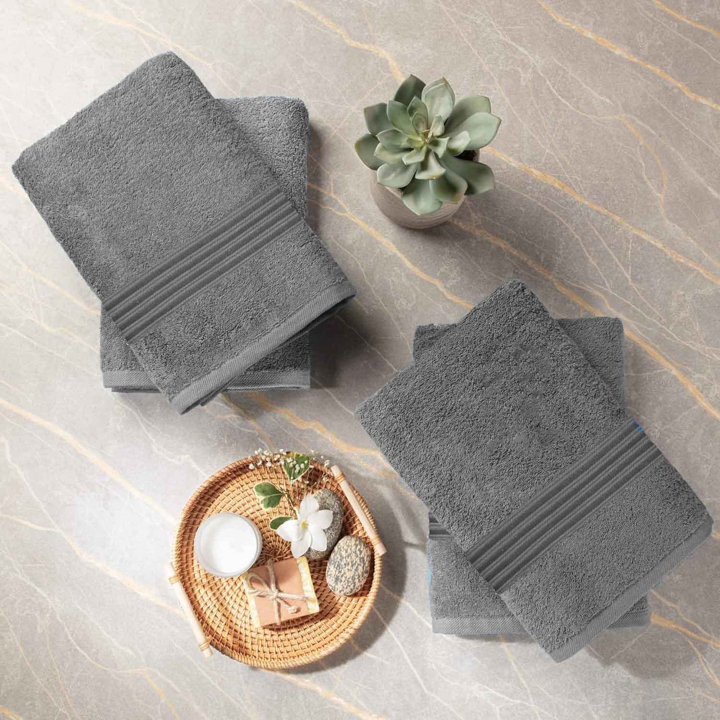 8 Piece Large Bath Towels, 27\