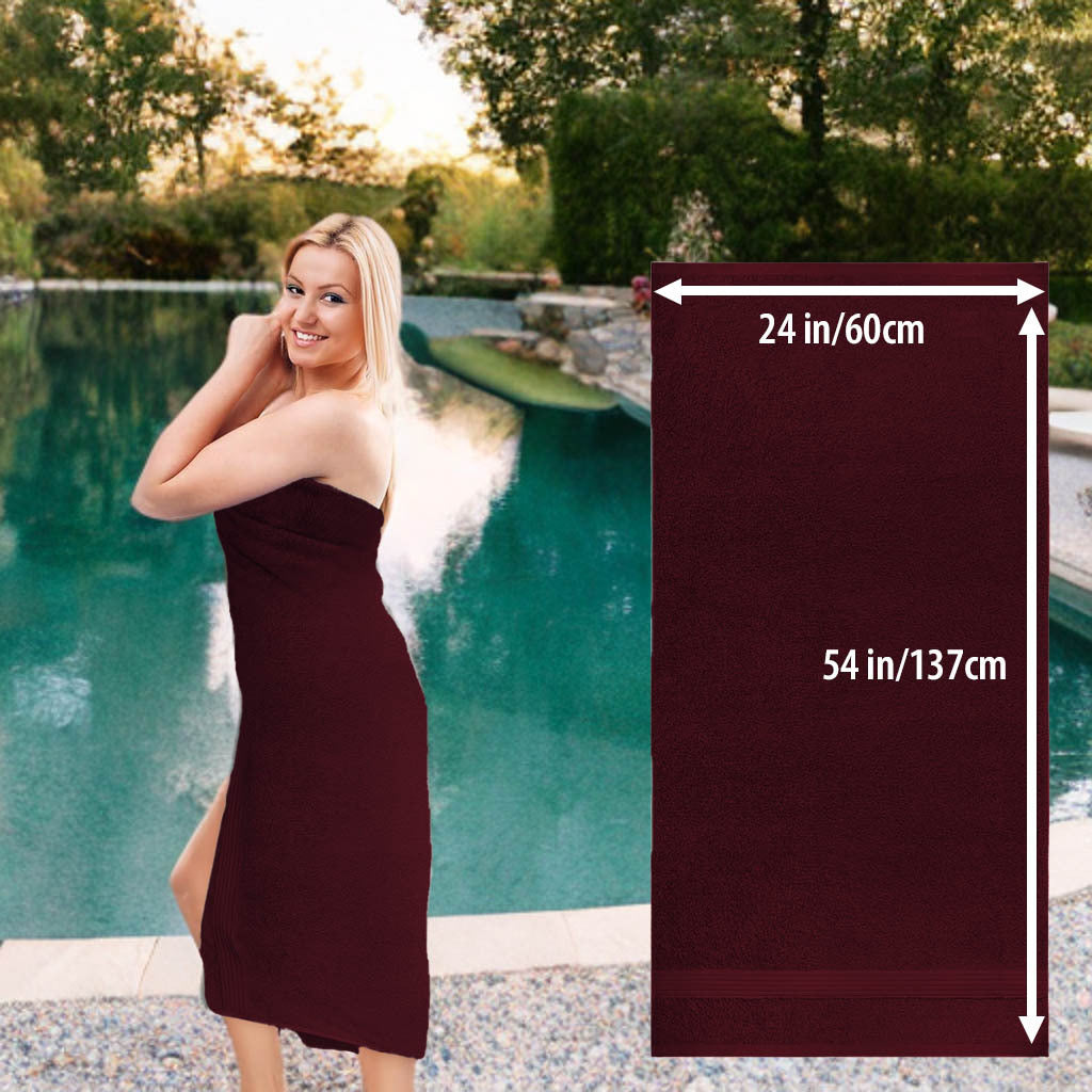 8 Piece Large Bath Towels, 27\