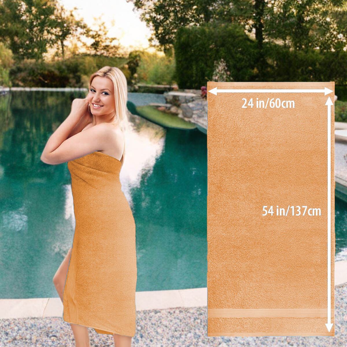 8 Piece Large Bath Towels, 27\