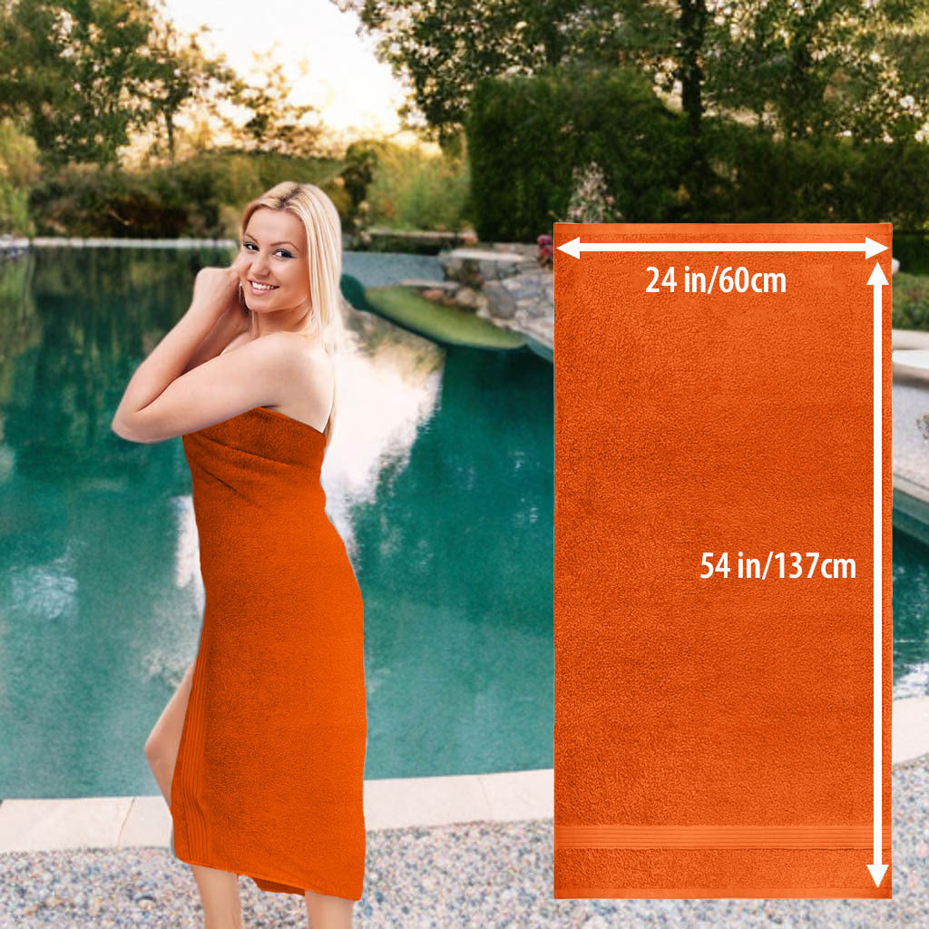 8 Piece Large Bath Towels, 27\