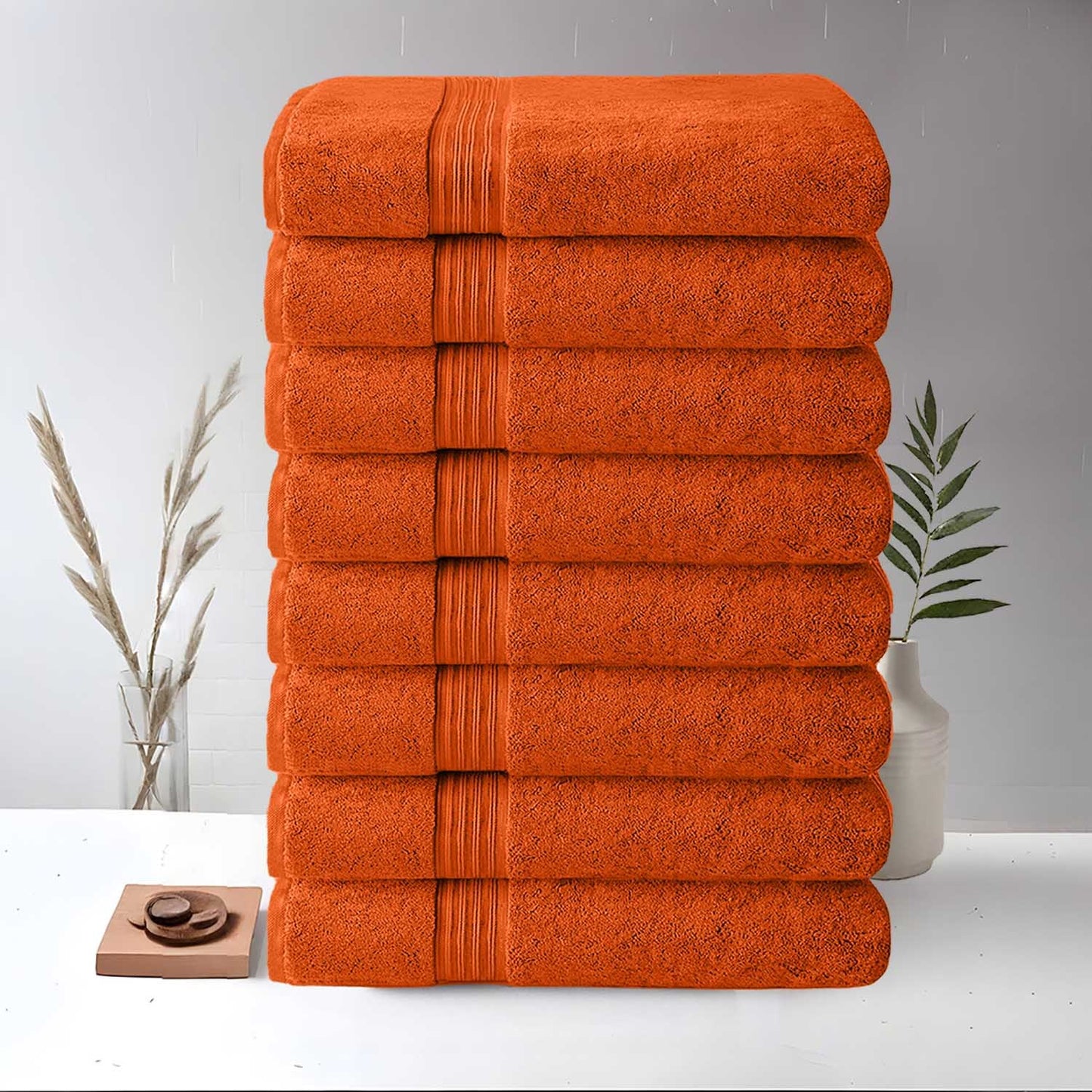 8 Piece Large Bath Towels, 27\