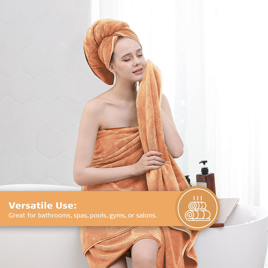 16 Piece Bath Towel Set, Red Towels, Luxury Cotton Towels, Soft & Skincare High Absorbent & Quick Drying, Ideal for Bathroom, Spa, Pool, Salons, Red C