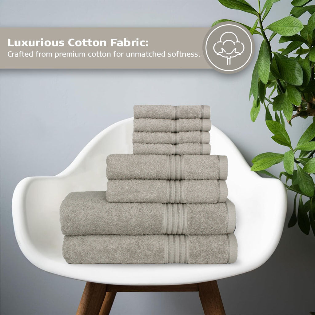 16 Piece Bath Towel Set, Red Towels, Luxury Cotton Towels, Soft & Skincare High Absorbent & Quick Drying, Ideal for Bathroom, Spa, Pool, Salons, Red C