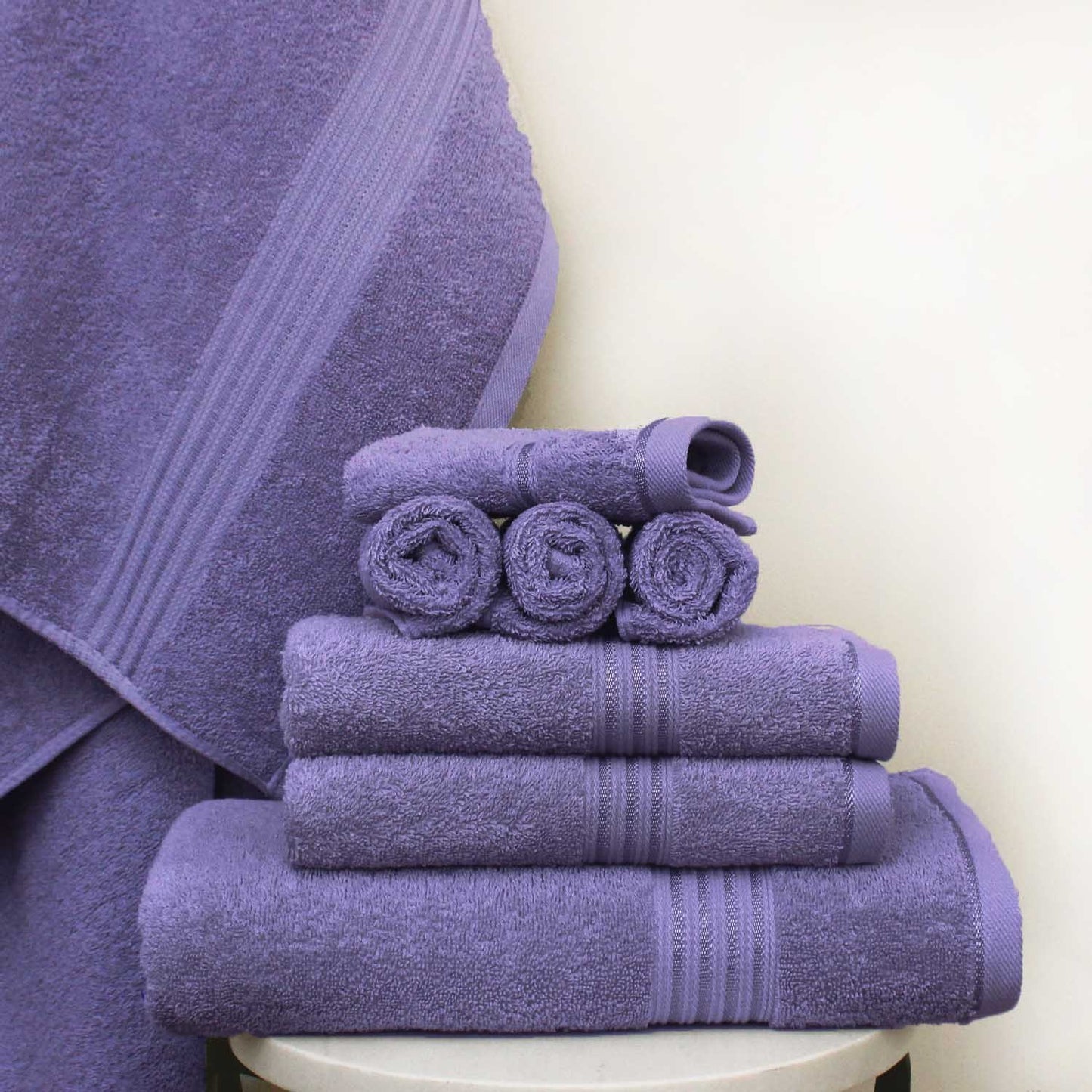 16 Piece Bath Towel Set, Red Towels, Luxury Cotton Towels, Soft & Skincare High Absorbent & Quick Drying, Ideal for Bathroom, Spa, Pool, Salons, Red C