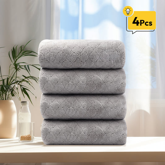JML 4 x Bath Towels Extra Large Luxury Hotel & Spa Bath Towels, 30\