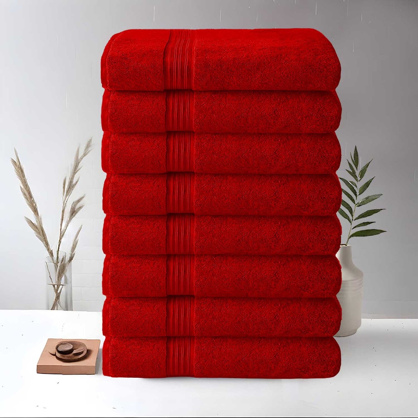 8 Piece Large Bath Towels, 27\